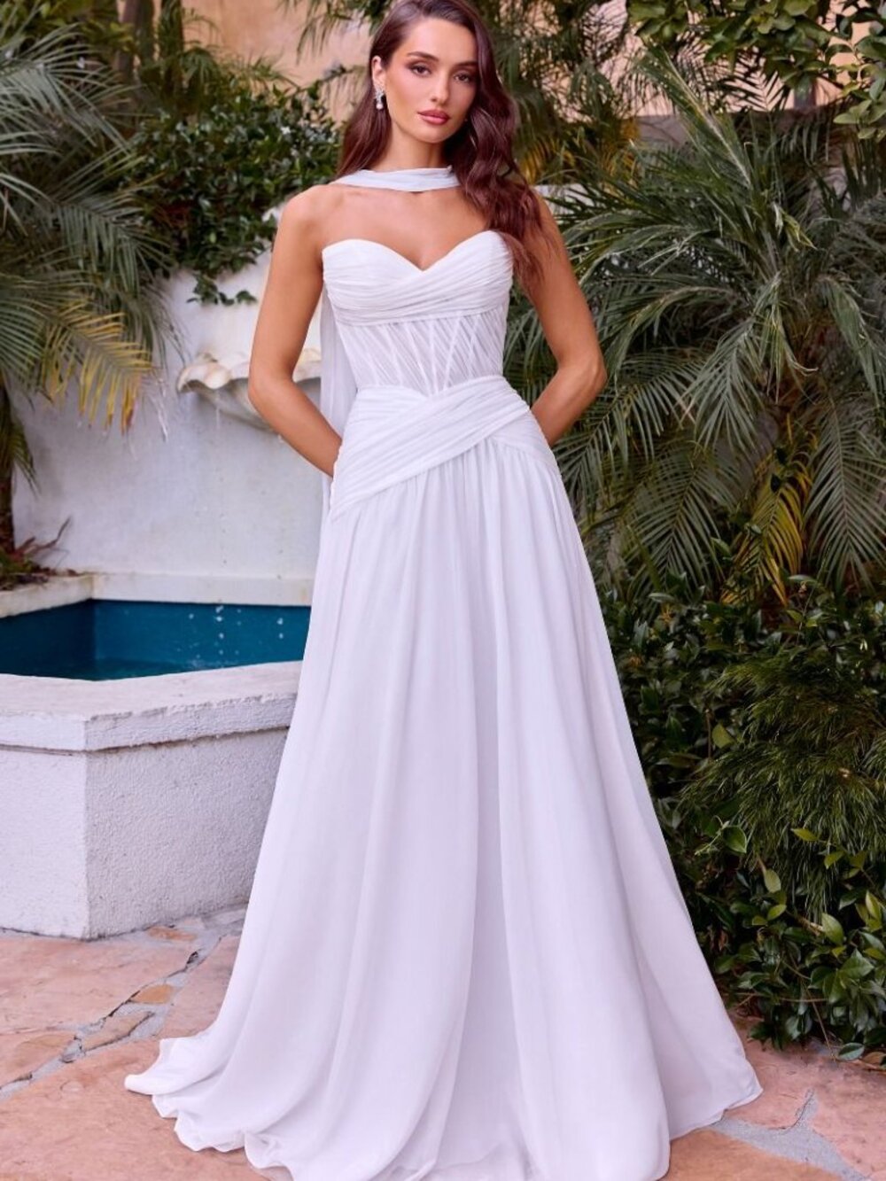 NEW LONG OFF WHITE WEDDING DRESS, BRIDAL GOWN
